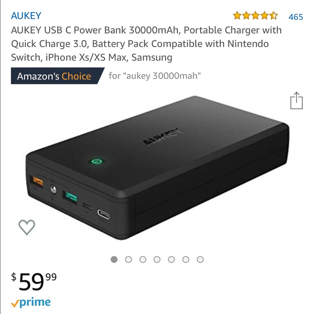 Aukey 30000mAh External Batter Charger
